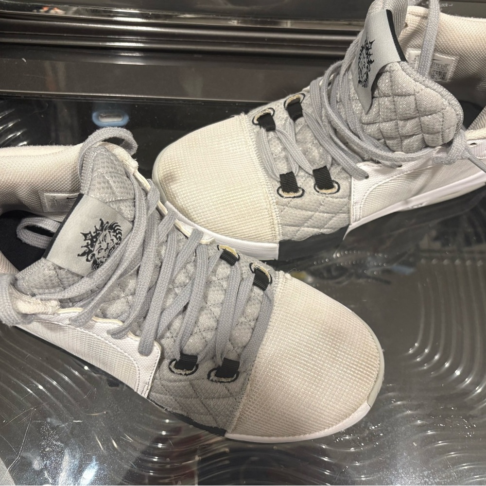 Nike White Mesh Sneakers - LeBron VIII WITNESS